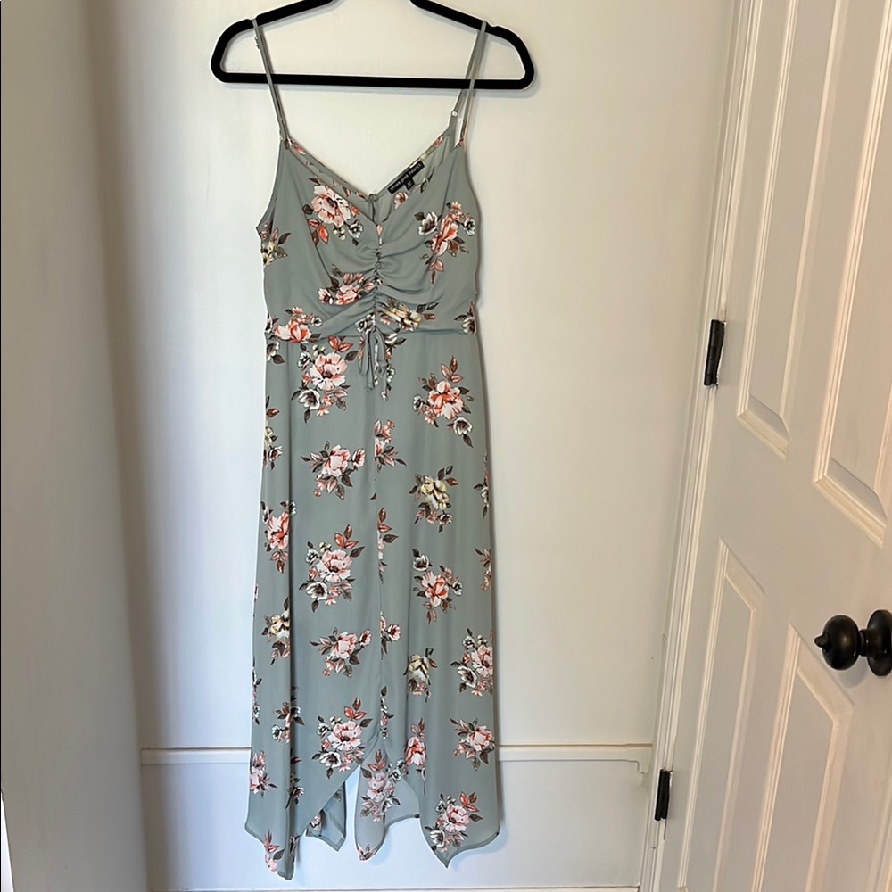 Floral Green Dress
